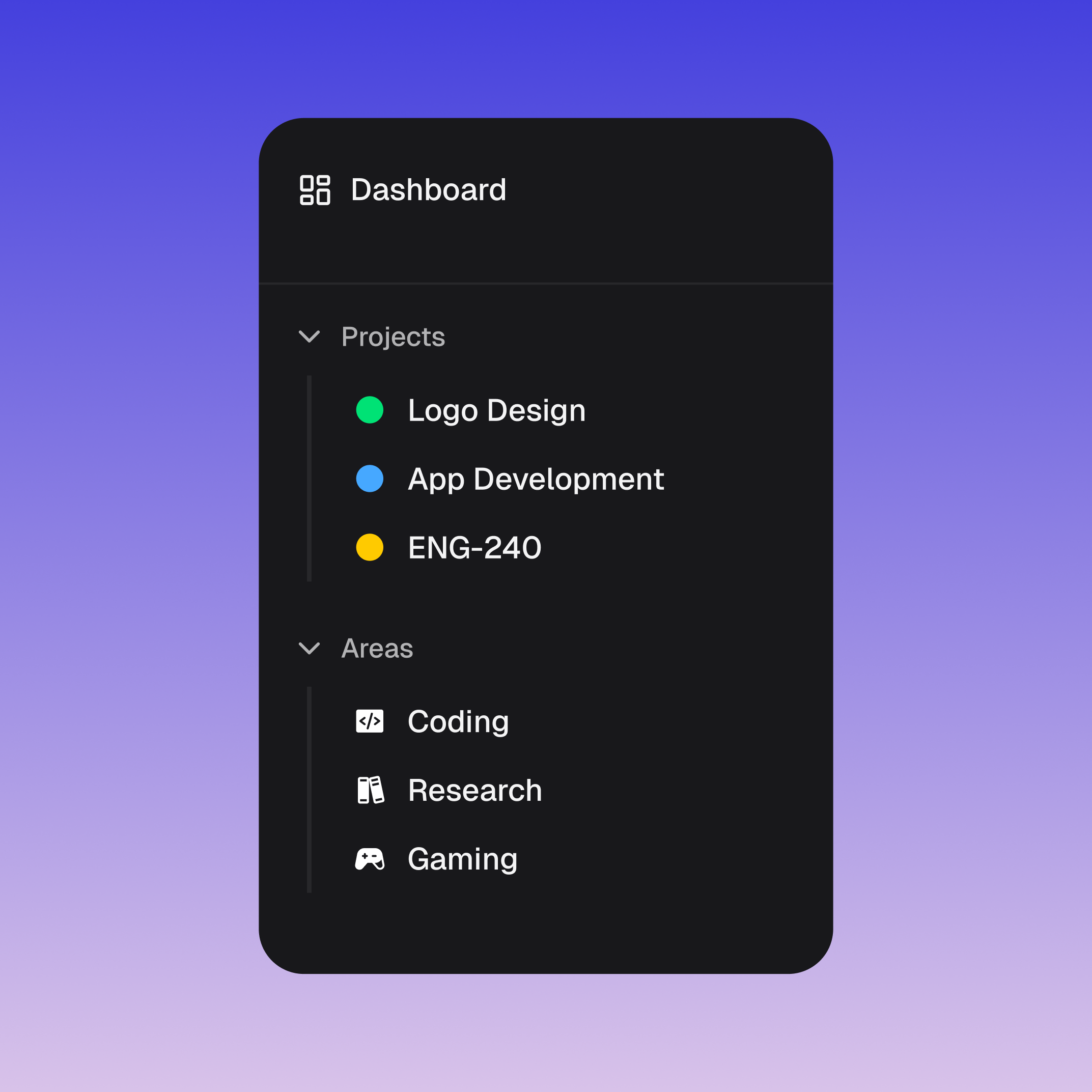 Real Soon sorting creative work by project across every tool automatically